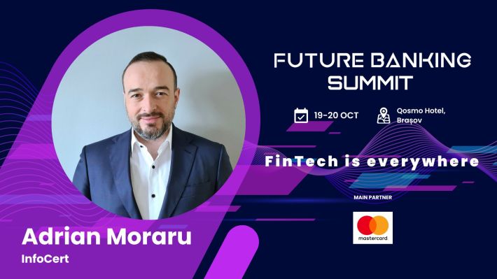 Identitatea digitală: Adrian Moraru, Infocert, vine la Future Banking Summit