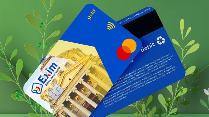 (P) Exim Banca Românească lansează cardurile din material reciclabil