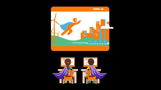 540 de animații dezvoltate în Scratch înscrise în Competiția Națională Orange SuperCoders
