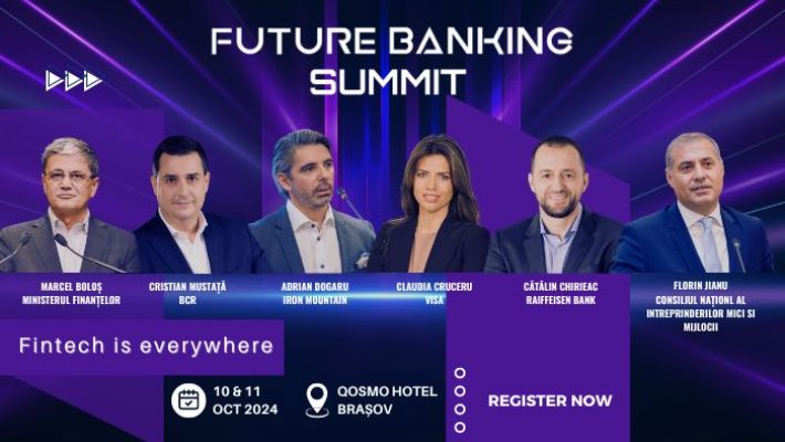 Summitul bankingului digital pe care să nu-l ratezi. Trenduri din banking, fintech, macroeconomie și zeci de soluții din care să te inspiri