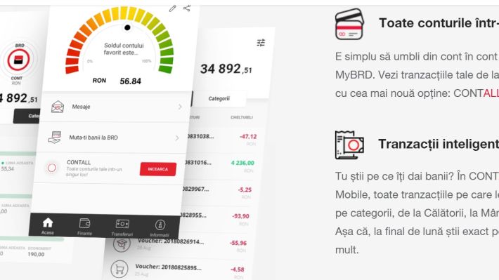 BRD SocGen lanseaza primul agregator de conturi bancare din piata. La ce alte banci iti poti vedea conturile direct din aplicatia MyBRD Mobile?