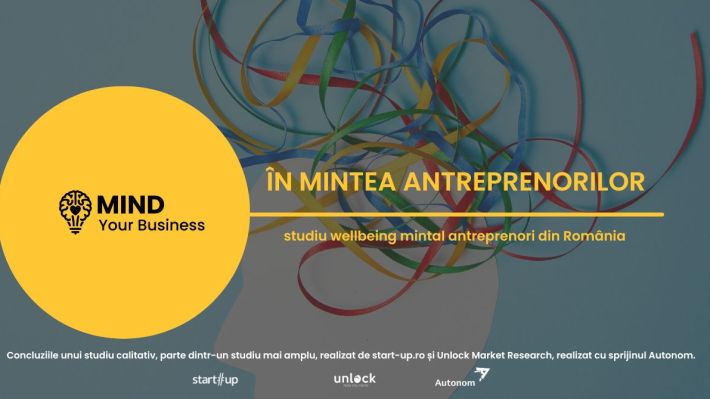 Mind Your Business: primul studiu al wellbeing-ului mintal în rândul antreprenorilor români