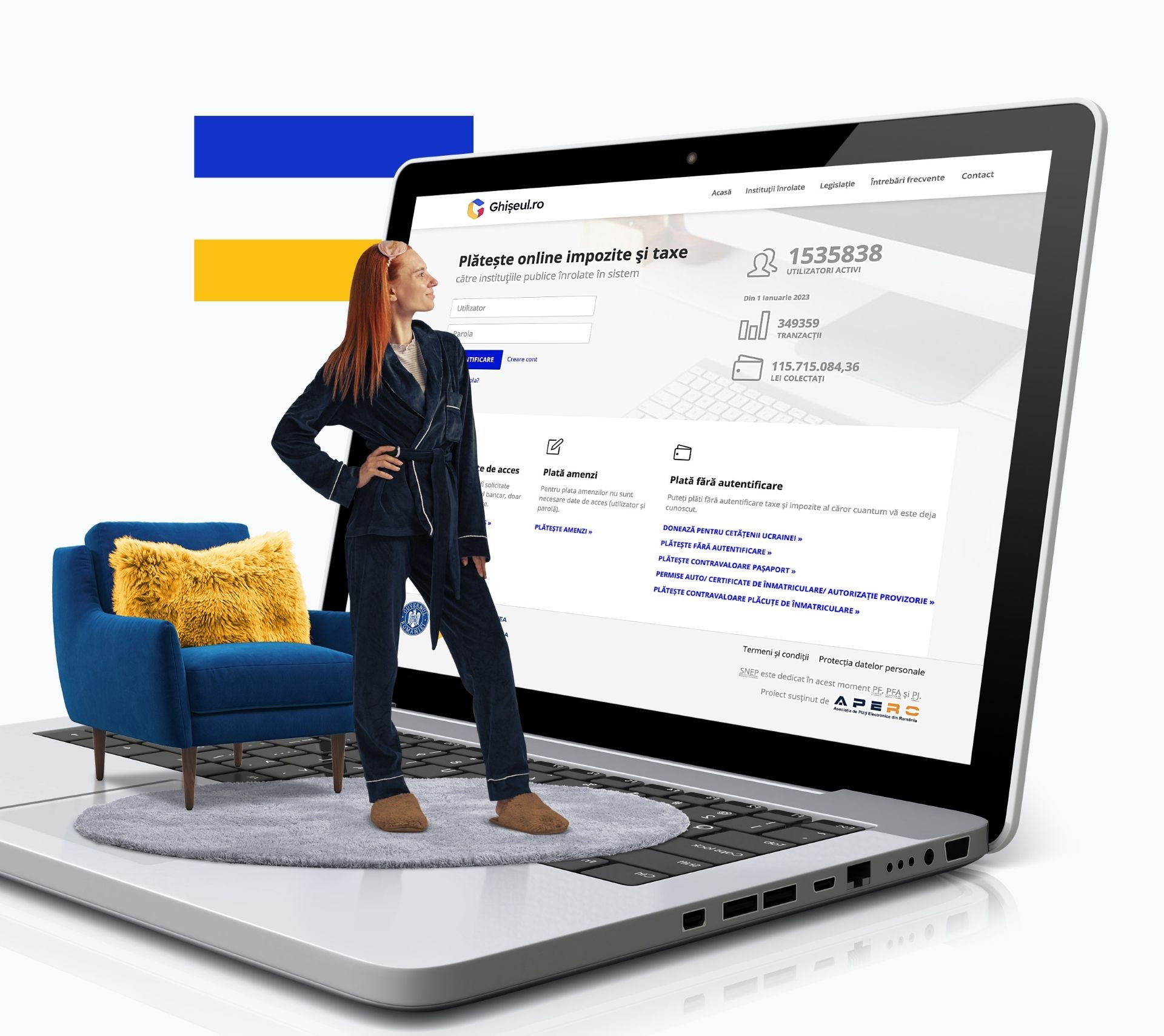 Visa: 2 din 3 plăți de taxe locale s-au făcut online