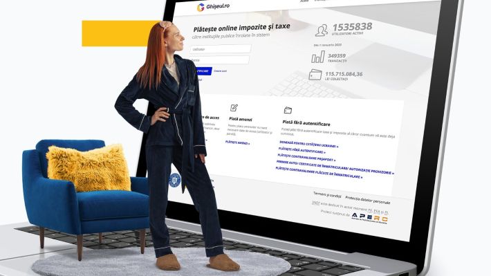 Visa: 2 din 3 plăți de taxe locale s-au făcut online