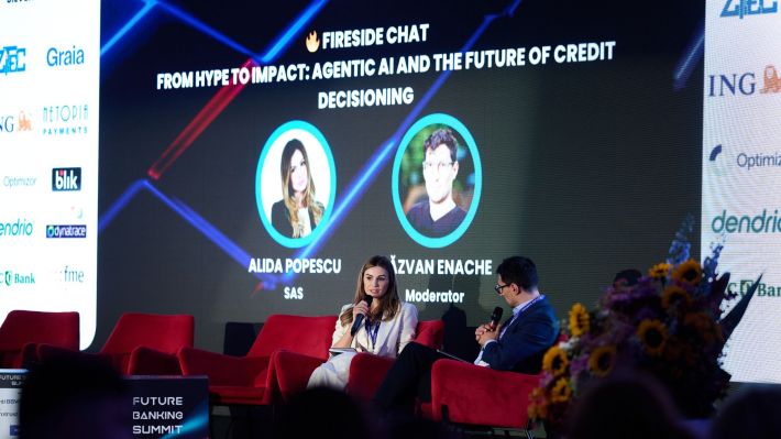 Future Banking Summit 2025. Alida Popescu, SAS: „Agenții AI nu fac nimic singuri, trebuie integrați în sistemul bancar”