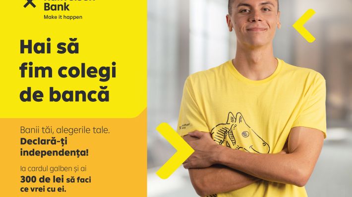Campanie Raiffeisen Bank: Tinerii din România pot să primească 300 de lei dacă se declară independenți financiar
