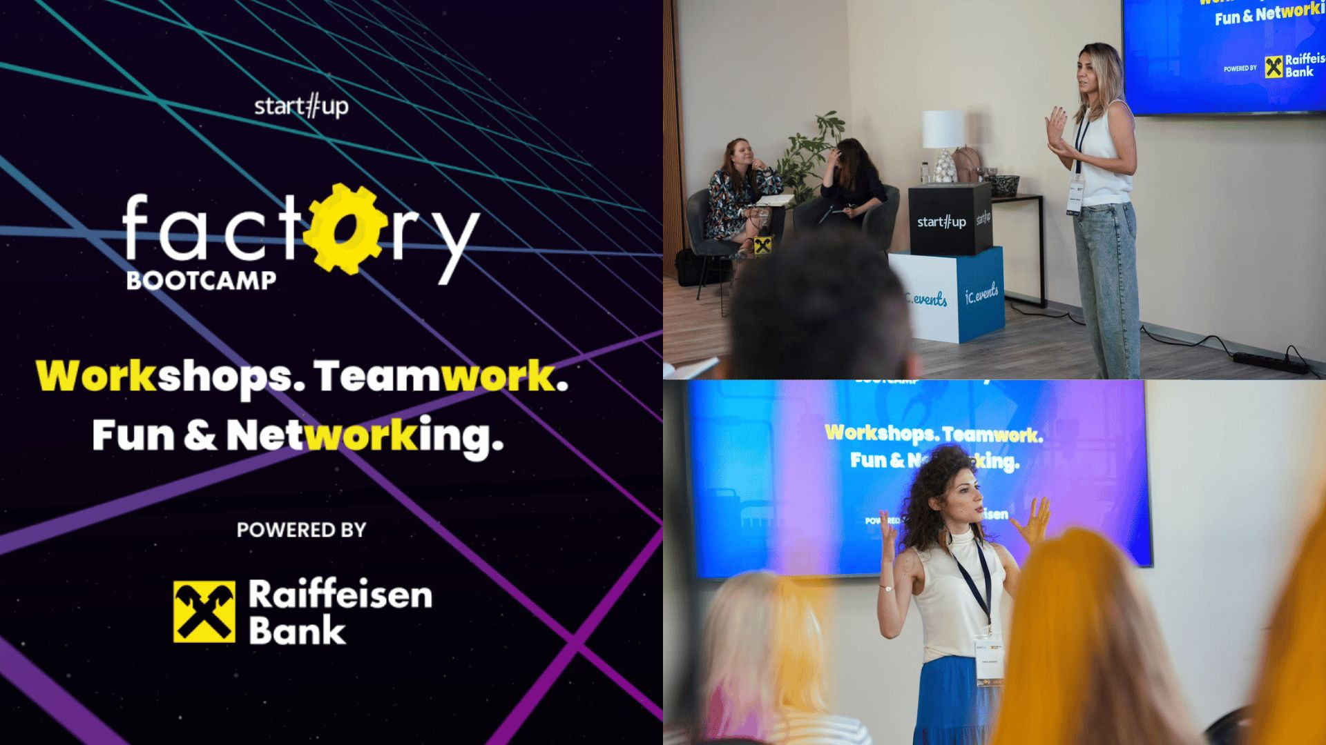 Antreprenori care au fost la Factory Bootcamp 2023