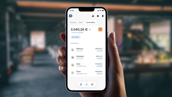 Revolut adds Platinum and Palladium to the list of commodities that customers can trade
