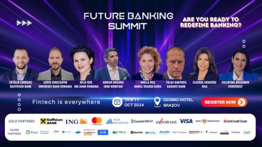 Agenda finală Future Banking Summit 2024. Va reuși industria să „alerge” în același ritm cu digitalizarea?