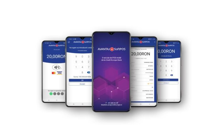 Credit Europe Bank România lansează o aplicație smartphone de POS pentru comercianți