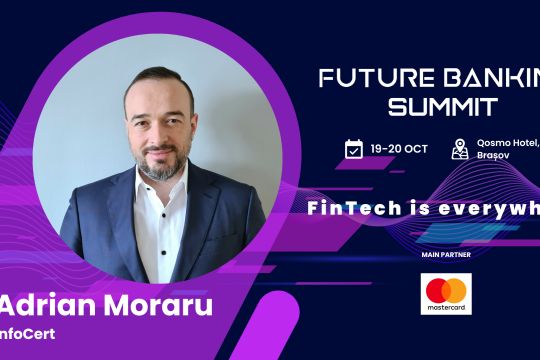 Identitatea digitală: Adrian Moraru, Infocert, vine la Future Banking Summit