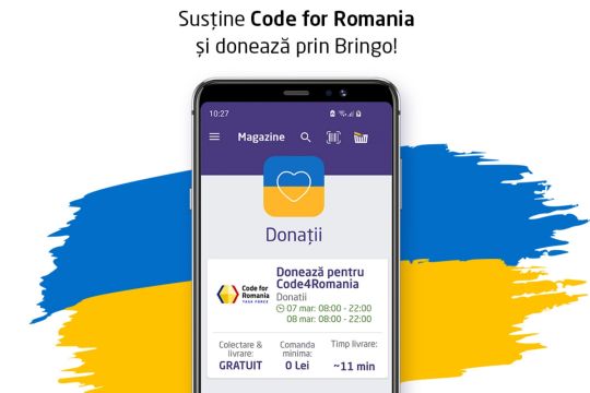 Bringo România sprijină refugiații ucraineni
